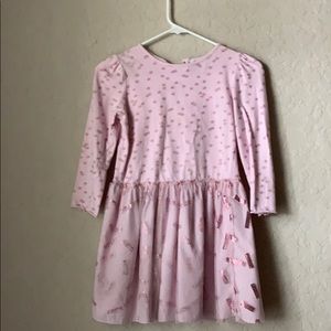 pink dress sparkling
